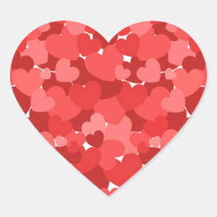 Sticker Cœur coeur des pétales