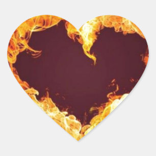 STICKER CŒUR COEUR DU FEU