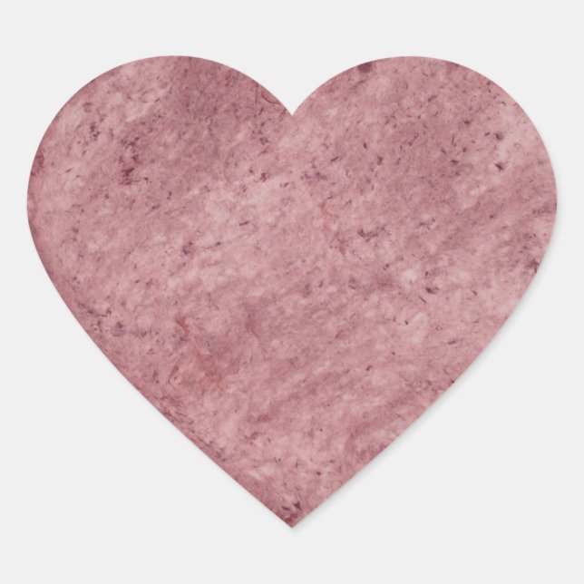 Sticker Cœur Coeur en papier fait main 009 (Devant)