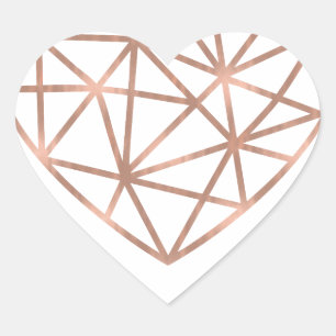Sticker Cœur Coeur géométrique Smitten