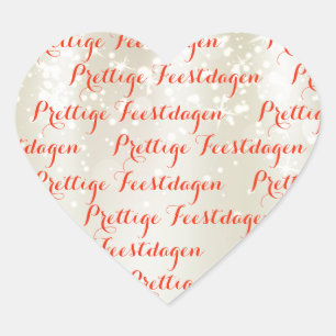 Sticker Cœur Coeur Noël Texte en caractères d'autocollants "J
