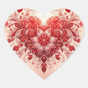 Sticker Cœur Coeur rouge