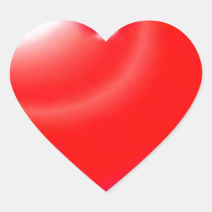 Sticker Cœur Coeur rouge
