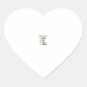 Sticker Cœur Conception de chemise Répéter Claquer Payer Condui