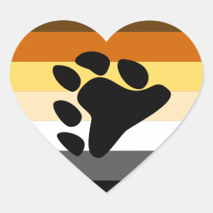 STICKER CŒUR CONCEPTION DE STRIPES DE DRAPEAU FIDE