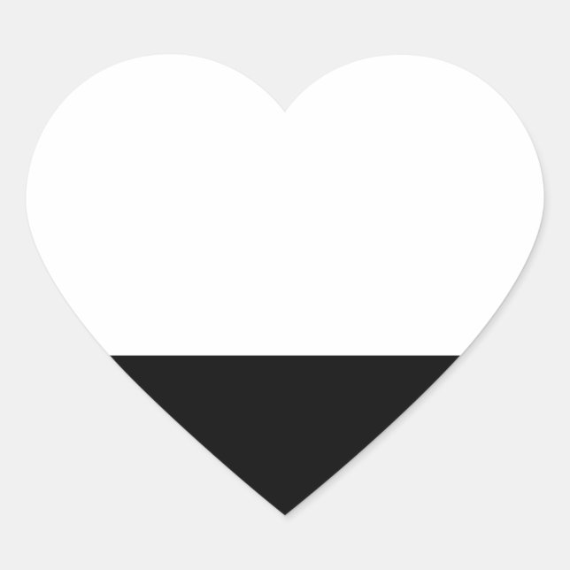 Sticker Cœur Conception minimale - (Devant)
