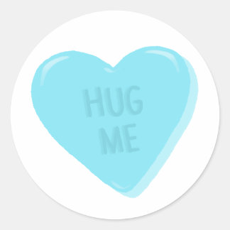 Sticker Coeur Conversation "Hug Me"
