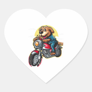 Sticker Cœur cool Dod