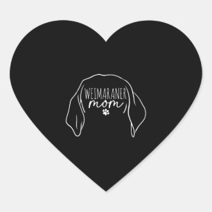 Sticker Cœur Corgi Maman