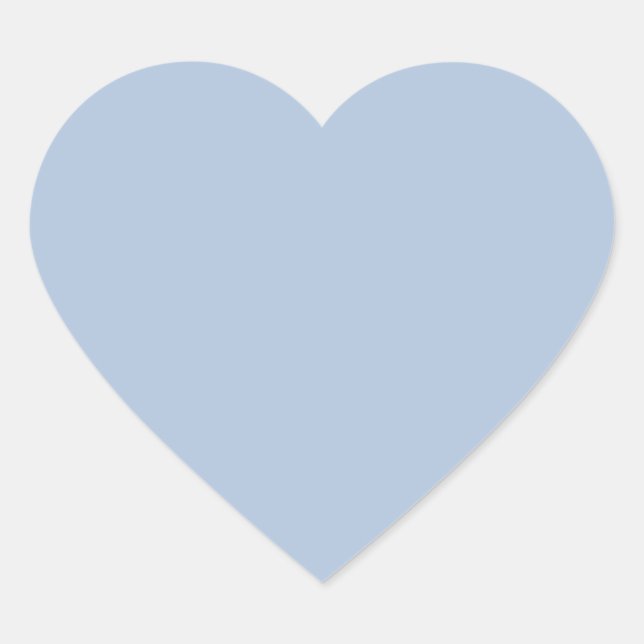 Sticker Cœur couleur bleu (Devant)