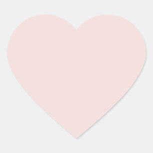 Sticker Cœur Couleur solide rose vierge