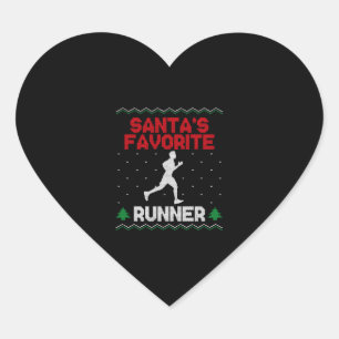 Sticker Cœur Coureur semi-marathon moche