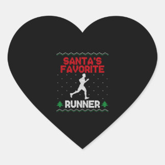 Sticker Cœur Coureur semi-marathon moche