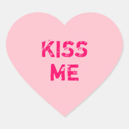Sticker Cœur Créez votre propre coeur de conversation rose