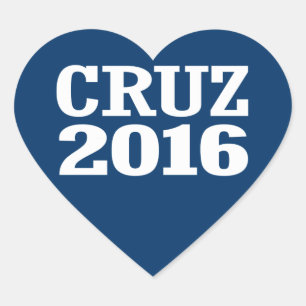 STICKER CŒUR CRUZ 2016
