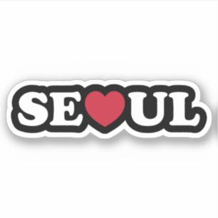Sticker Coeur d'Amour de Séoul