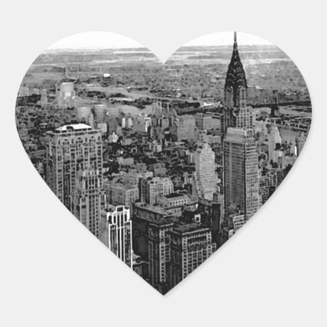 Sticker Coeur de New York (Devant)