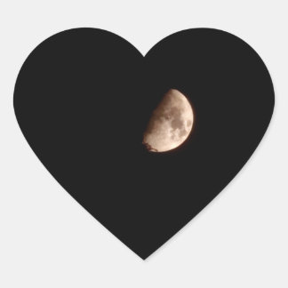 Sticker Cœur demi-lune