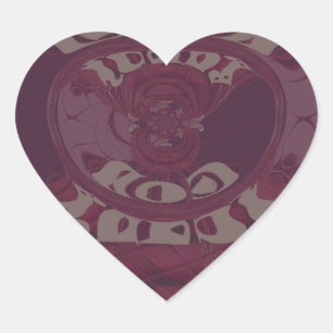 Sticker Cœur Dieu vous bénisse Giraffes Art Imprimer/Design