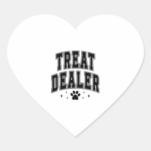 Sticker Cœur Distributeur de friandises pour amoureux de chiens