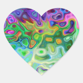 Sticker Cœur Donc abstrait 4.1