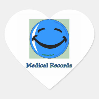 Sticker Cœur Dossiers Médicales de l'hôpital HF
