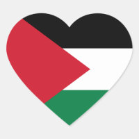 Drapeau cardiaque palestinien