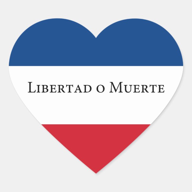 Sticker Cœur Drapeau Uruguay/Uruguay 33. Libertad Muerte (Devant)