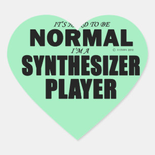 Sticker Coeur du Lecteur Synthétiseur Normal