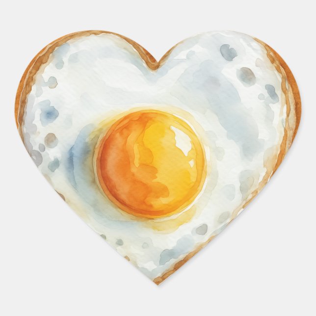 STICKER CŒUR EGG-CITING BBQ BABY BIRTHDAY (Devant)