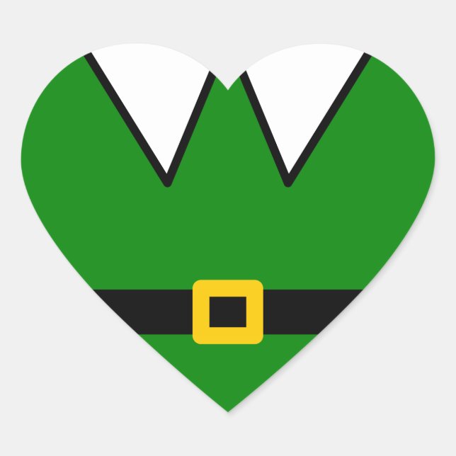 Sticker Cœur elfe (Devant)