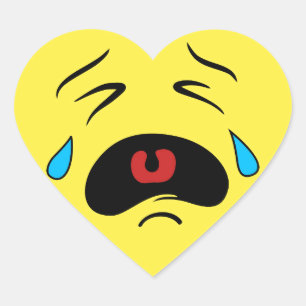 Sticker Cœur Emoji Tad Face