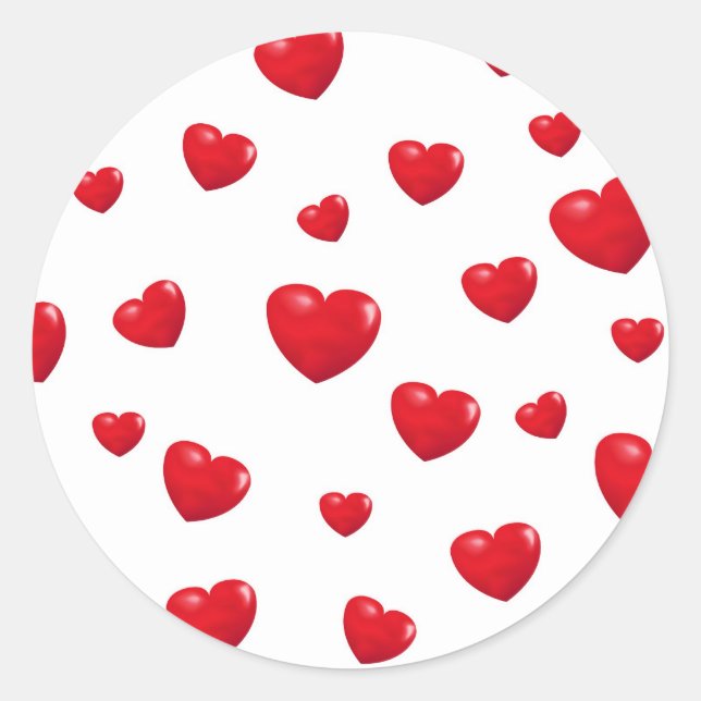 Sticker Coeur en chute (Devant)