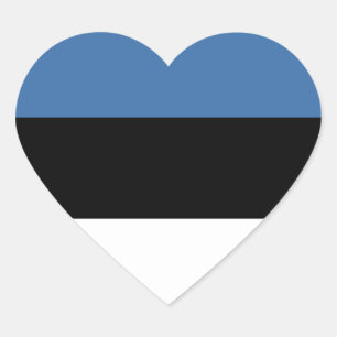 Sticker Coeur estonien