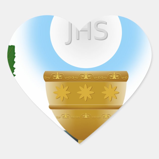 Sticker Cœur eucharistique (Devant)