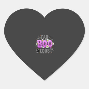 Sticker Cœur Fab Boo Lous modèle de fantôme d'Halloween_1