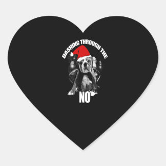 Sticker Cœur faire le tour du Pitbull non