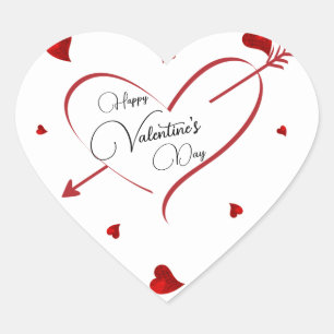 Sticker Cœur Flèche