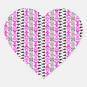 Sticker Cœur Fleur personnalisée 1 rose