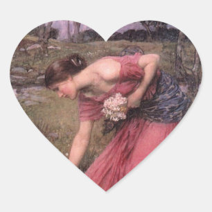 Sticker Cœur Fleurs de cueillette Narcissus