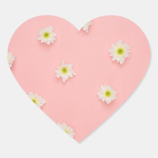 Sticker Cœur Floral