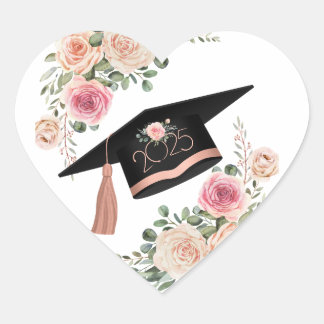 Sticker Cœur Floral Casquette 2025 Sicker