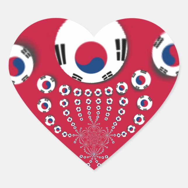 Sticker Cœur Football. (Devant)
