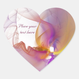 Sticker Cœur Fumée légère