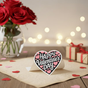 Sticker Cœur Funny Happy Valentines Day Heart Love Valentine