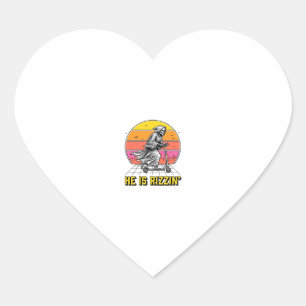 Sticker Cœur Funny Reaper Scooter Vintage Sunset Conception de