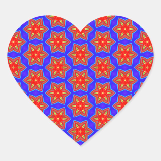 Sticker Cœur géométrique 160614 (05) (Devant)