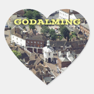 Sticker Cœur Godaling Surrey Angleterre