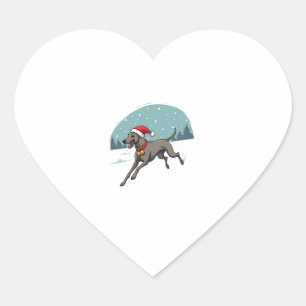 Sticker Cœur Greyhound Festive Sprint