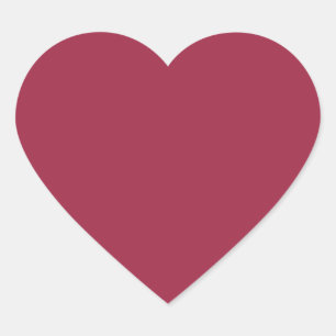 Sticker Cœur Grosse trempette o’ruby (couleur solide)